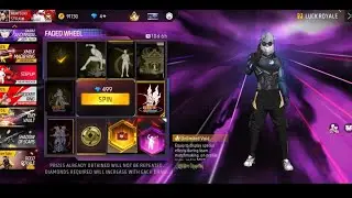 FF X JJK NEW FADED WHEEL UNLIMITED VOID NEW ANIMATION IN FREE FIRE SPIN AND TRY MY LUCK 👀