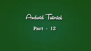 #android #androidtutorial Android Tutorial Lesson 12  String Array and List