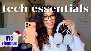5 tech essentials every woman should own | vlogmas day 12 ☃️