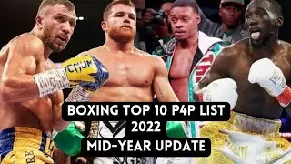 Boxing's Pound for Pound (P4P) Male Rankings - 2022 Mid-Year Update