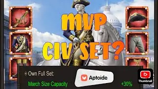 Evony's most important CIV gear to own, amplify?