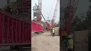 Crawler crane Boom Extension #youtubeshorts #trendingshorts #trend #trending  #india #bhojpurisong