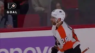 Claude Giroux, Travis Konecny, and Morgan Frost Combine for 9 Points! | Flyers vs Hurricanes 9.21.19