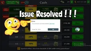 8 Ball Pool- Google Purchasing Issue Resolved!!!