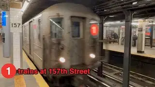 IRT: 1 trains at 157th Street