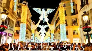MALAGA SPAIN CHRISTMAS LIGHTS 2022 [4K]
