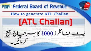 Доплата ATL за просроченную подачу декларации | Как оплатить доплату ATL на портале FBR | Обновле...