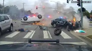 MOST BRUTAL High-Speed Police Chases Caught on Dashcam &ndash; These Chases Went Too Far #5