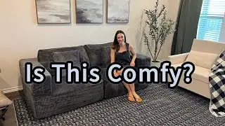 Amazon Must Have Seating? Deep Seat Corduroy Loveseat Test #ad