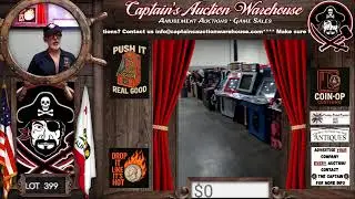 Arcade Game Live & Live Online Auction Nov. 7-9th 2025 Session #2