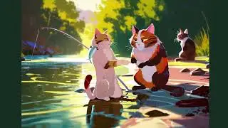 Cat Family Fishing: The Catch of the Day&hellip; Is His Wife! 🐟💔😹