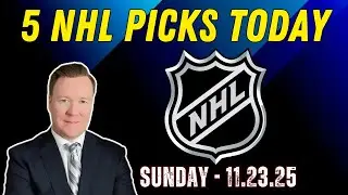 Sunday 5 NHL Betting Picks l 11/23/25 l Vernon&rsquo;s Best NHL Bets, Expert Picks and Predictions