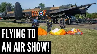 Flying to a WW2 Air Show on My Paramotor!