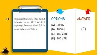 GATE 2021 | Power Systems | Practice Question Set 1 | EE Branch