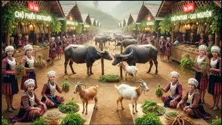 Phiên chợ Cốc Ly những ngày giáp Tết | Trâu lợn dê kín chợ, không khí rộn ràng / người vùng cao tv ,