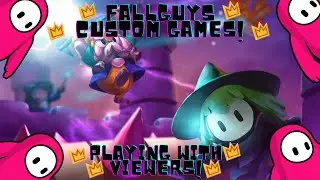 FALL GUYS CUSTOM GAMES LIVE | PLAYING WITH VIEWERS!