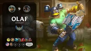 Olaf Jungle vs Fiddlesticks - NA Challenger Patch 14.5