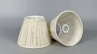 Anti-Glare White Linen Body Lampshade