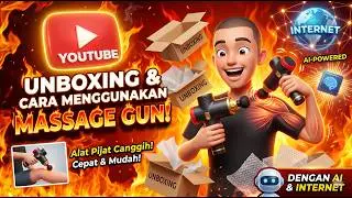 Unboxing & Cara Menggunakan alat  Massage Gun