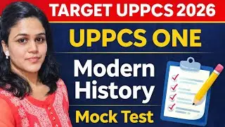 (Part-1)UPPCS 2026 Prelims Modern History Mock Test 