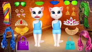 Two talking tom billu & billa dulha dulhan bridal makeup💄👄👰&zwj;♂️💅 funny comedy video | part - 15