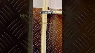plumber pipe fitting gone wrong #mktechnicalwork #plumbing #plumbingtutorial