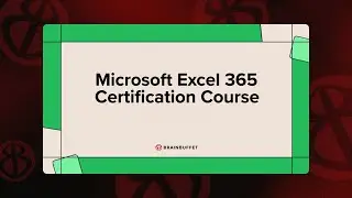 Microsoft Excel 365 Certification Course Trailer