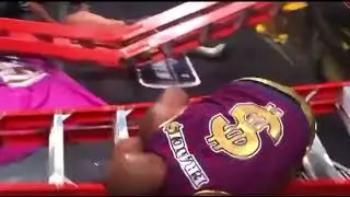 average sitcom father tries wrestling, nearly joey mercurys himself in a ladder match like a dumbass