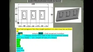 SUB PROGRAM FOR CNC MACHINE