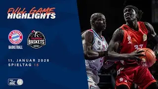 FC Bayern München Basketball vs. Telekom Baskets Bonn - Full Game Highlights - Spieltag 15, 25/26