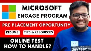 Microsoft Engage 2022 | Mentorship Program | Internship at Microsoft | Online Test