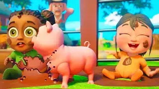 Moo Cow Baby Animals | Nookaboos Kids Songs