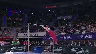 Shane Wiskus USA Reck - Ger&auml;tfinale EnBW DTB Pokal 2024 Stuttgart