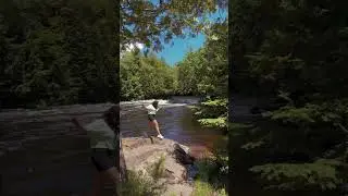 Hidden gem waterfall in Algonquin | Ontario #algonquin #discoverontario #exploreontario #travel
