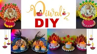 Diwali DIY ❤️ | मार्केट जैसा Diya अब घर पर ही बनाना हुआ आसान | Diya Holder | Diwali special DIY 