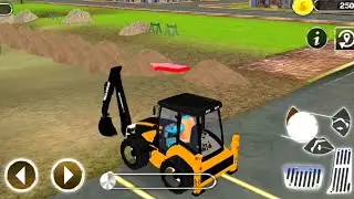 Real Road Construction Simulator | Crane Driving & Modern City Builder Gameplay 3D