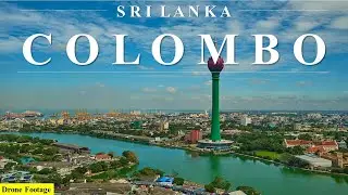 Colombo, Sri Lanka by Drone Footage