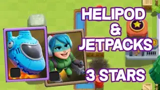 5 HELIPOD and JETPACKS strategies in RUSH WARS - Domination gameplay [ Supercell will close it ]