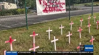 Fenton church anti-abortion display vandalized
