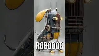 Robodog Evolution: From Steampunk Pup to Mechanical Giant 🐾🤖 #LoopDoK