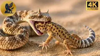 Sahara Selvagem: Como as Serpentes Usam o Veneno para Dominar o Deserto #animaisselvagens