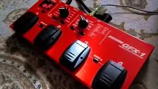 ZOOM GFX-1 guitar multi effects demo