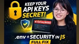 Day 58 – Environment Variables & Security Basics | Fix ‘Cannot Find Module’ & CORS Error Like a Pro”