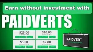 How to earn money with Paidverts Latest 2018