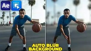 AUTOMATICALLY BLUR BACKGROUNDS in After Effects | Object Matte