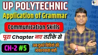 Application of Grammar | Communication Skills [Unit-2] Lec-5 | up polytechnic #cs | raceva semester