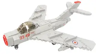 Sluban Models M38-B0983 MIG-15 | Military playset for Lego fans!
