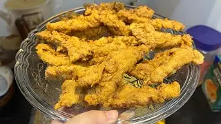 Best Crispy Chicken Fingers | Tenders | Strips | fillet Recipe | KFC Style Strips | Evening Snack 