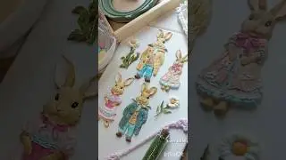 Playing with Springtime Bunny Mold #ireneandnickicrafts #primamarketinginc #spring #craft #homedecor
