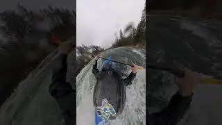 Surfers dream eddy |Lower Spokane River|  3250cfs Dagger Kayaks Indra 2025 #IR
